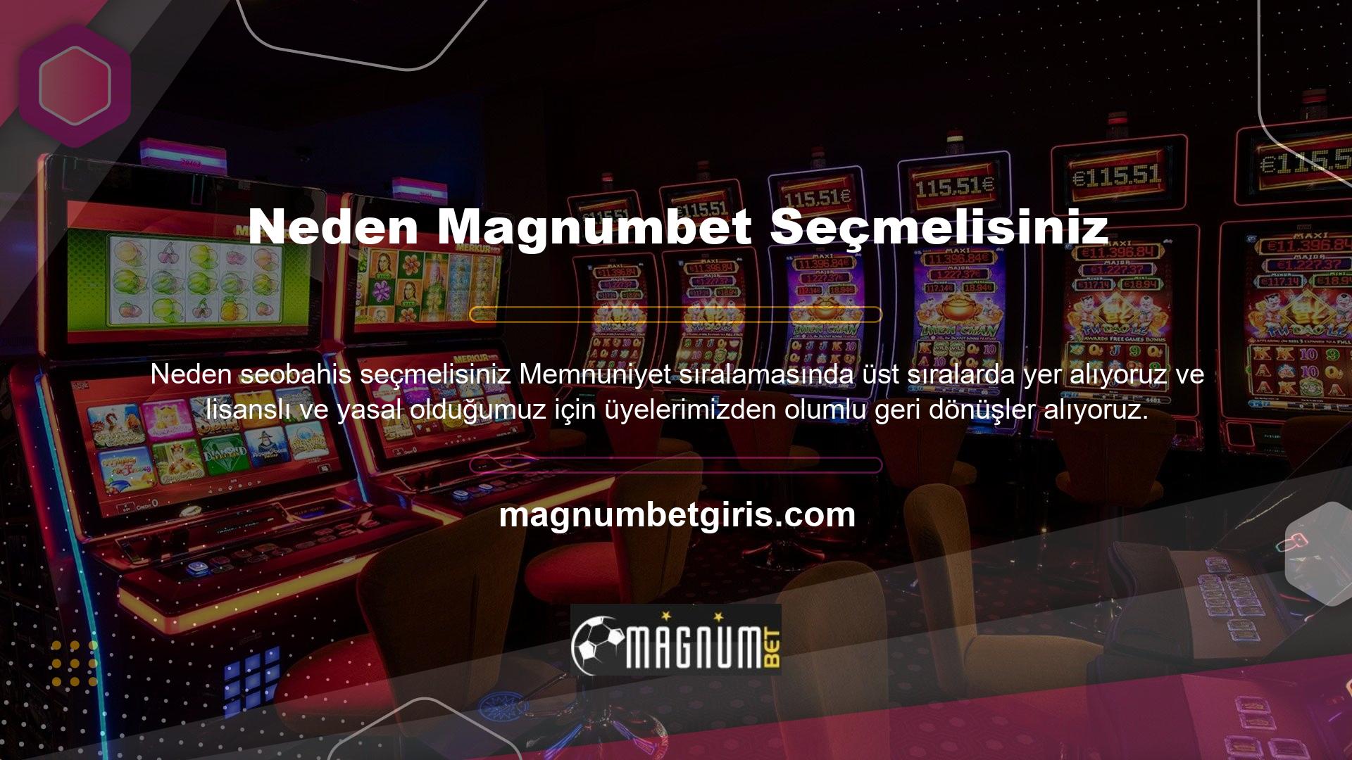 Magnumbet lisanslanmıştır ve kullanıcılarının güvenini kazanarak güvenilir bahis sitelerinden biri haline gelmiştir