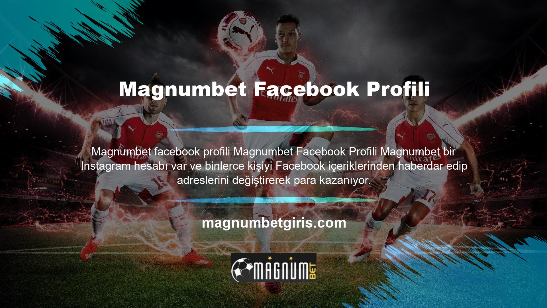 Şimdilik şirketin resmi Magnumbet hesabına Telegram ve Instagram içerikleri üzerinden erişilebiliyor