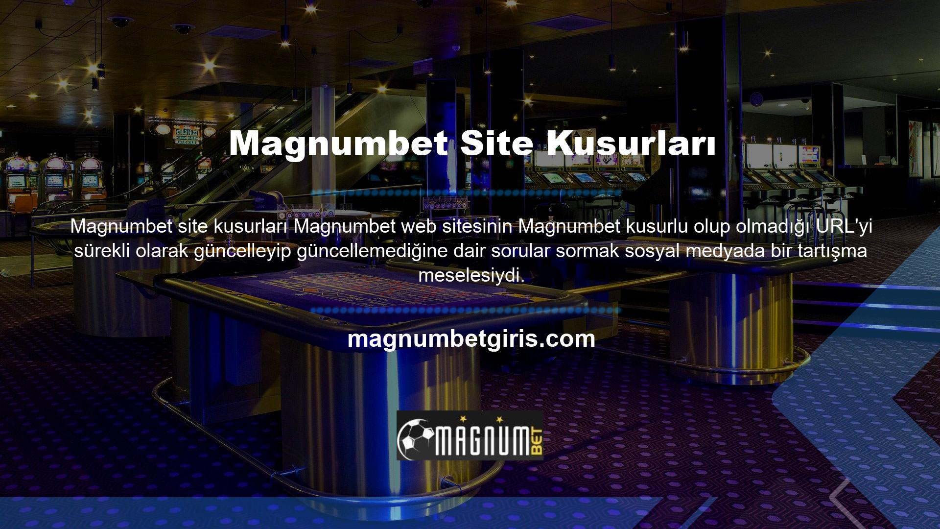 Bahis sitesinin URL'si değiştirildi, ancak tartışma son kapanış nedeniyle orijinal metinle eşleşmiyor